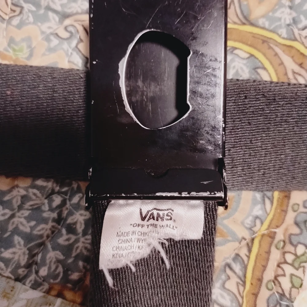 Vans Black Belt